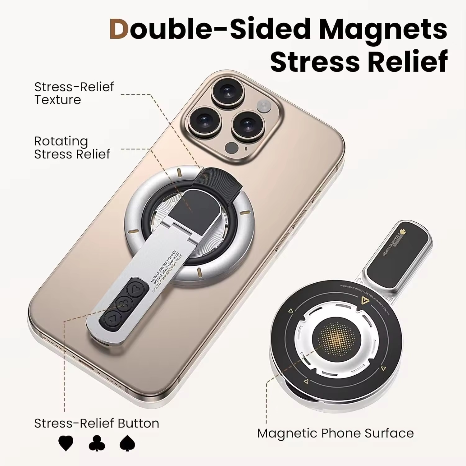 Double Sided Magnetic Finger R - đánh giá và giá Phone Accessories Vendor