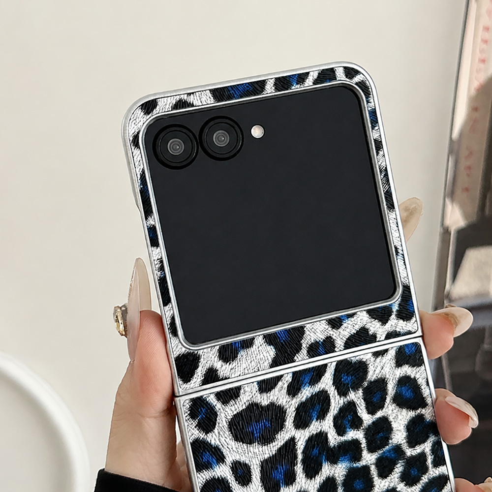 Leopard Print Folding Flip Pho - đánh giá và giá Phone Accessories Charms