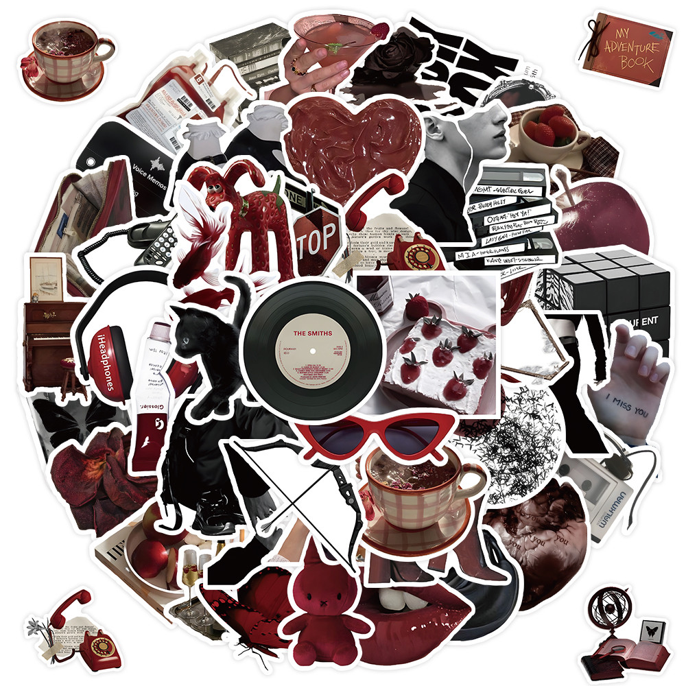 50 Pieces Red & Black Themed S - đánh giá và giá Phone Accessories Red
