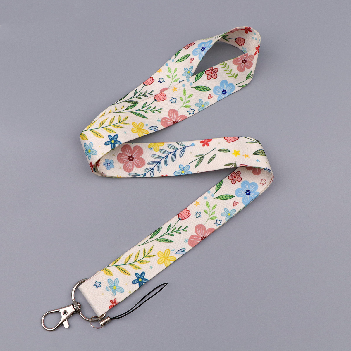 Cute Pink Heart Bow Floral Lan - đánh giá và giá Neck Hanging Phone Holder