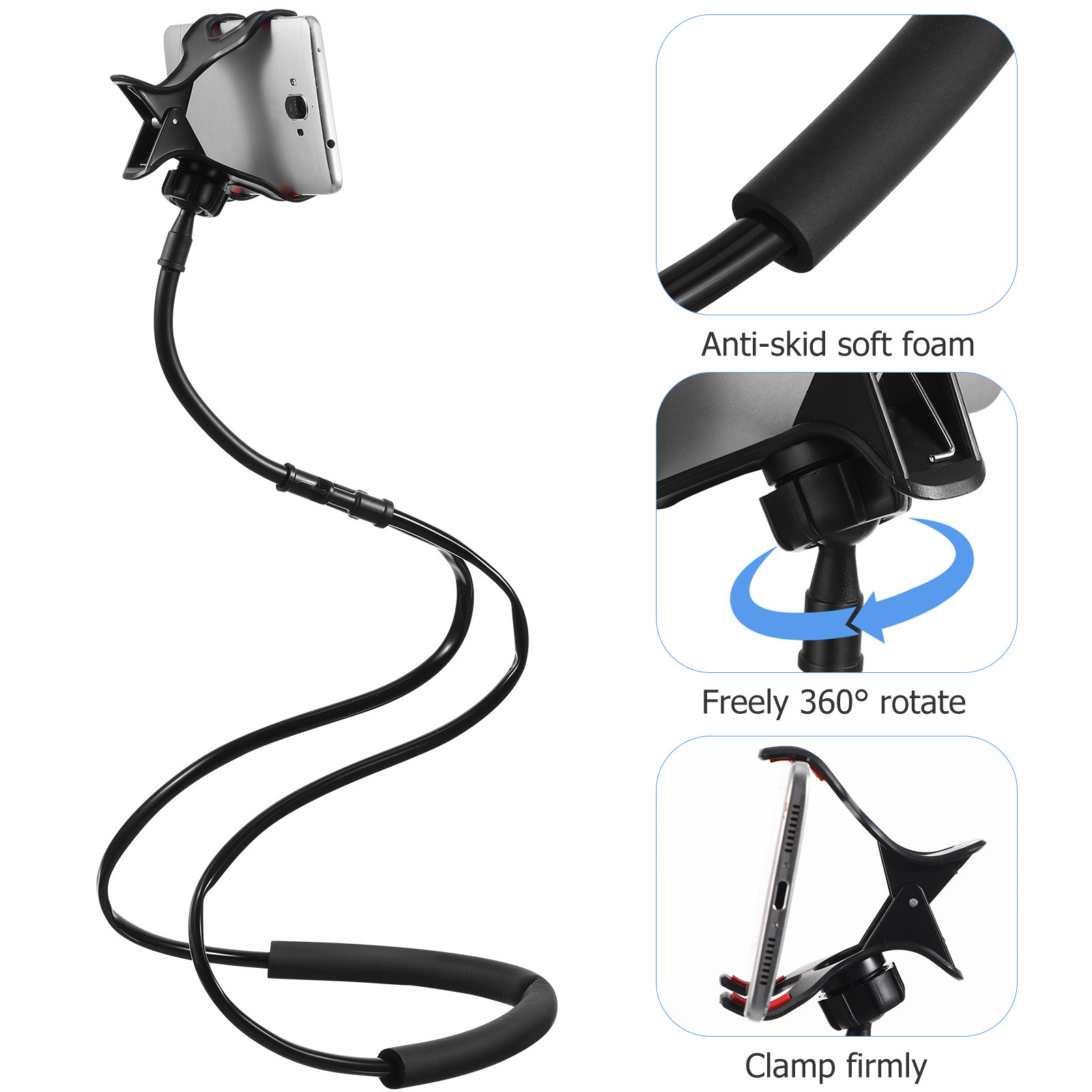 1Pcs Flexible Neck Hanging Pho - đánh giá và giá Neck Hanging Phone Holder