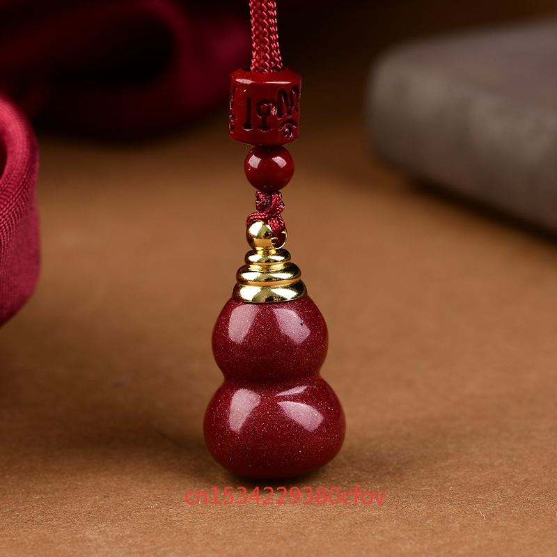 Luxury Red Cinnabar The Gourd  - đánh giá và giá Phone Accessories Red