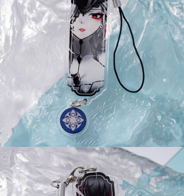 8pcs Anime Keychain Genshin Im - đánh giá và giá Phone Accessories Charms