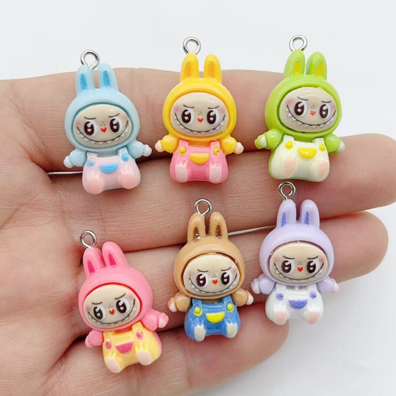 10Pcs Kawaii Rabbit Strawberry - đánh giá và giá Phone Accessories Charms