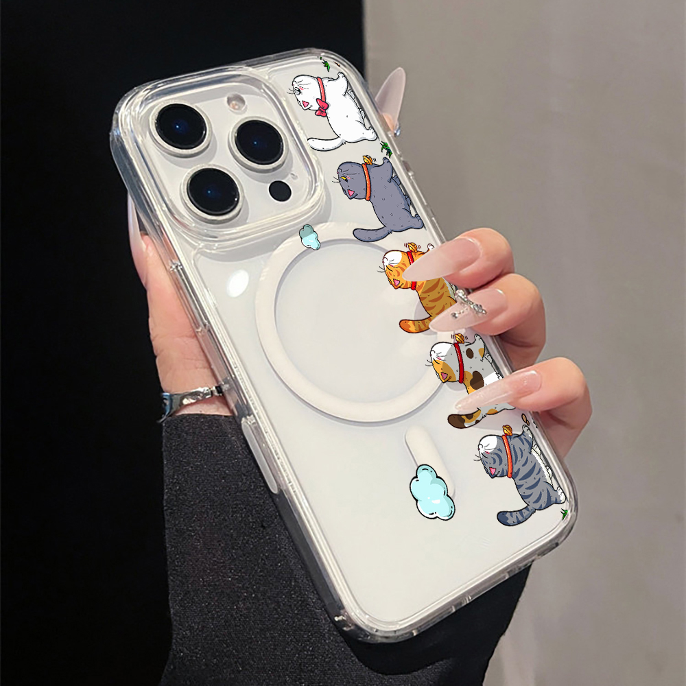 Cute Cartoon Cat Clear Phone C - đánh giá và giá Apple Iphone 16