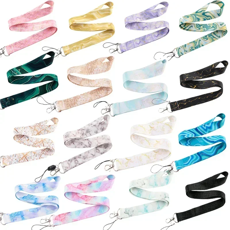 Marble Printing Neck Strap Key - đánh giá và giá Neck Hanging Phone Holder